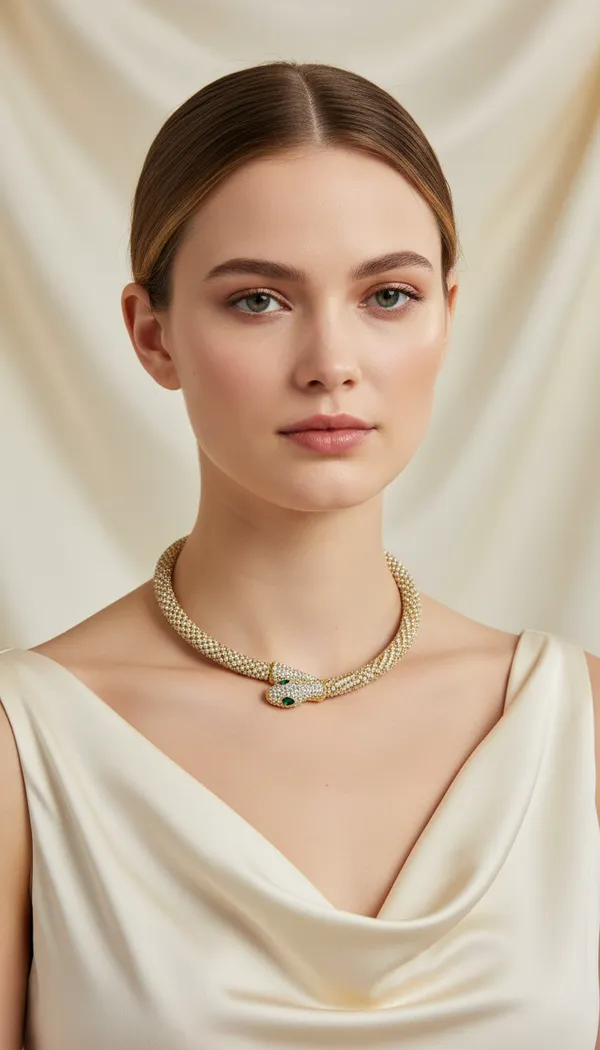 Anti_Tarnish_Crystal_Snake_Choker_Necklace_with_Emerald_Green_Eyes