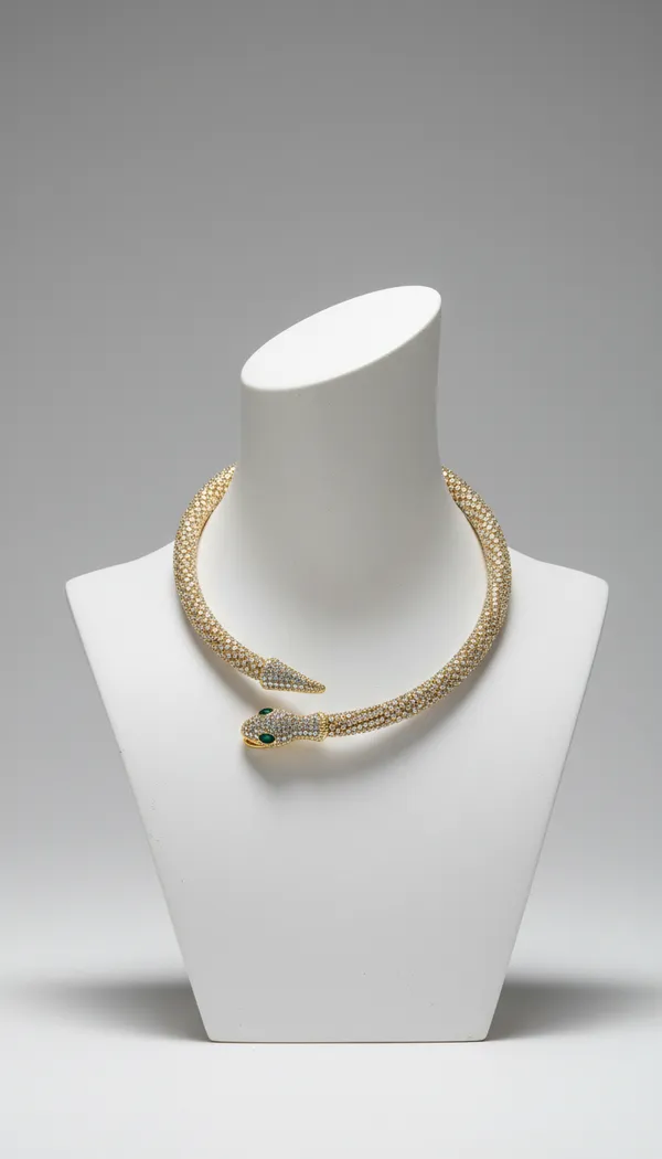 Anti_Tarnish_Crystal_Snake_Choker_Necklace_with_Emerald_Green_Eyes