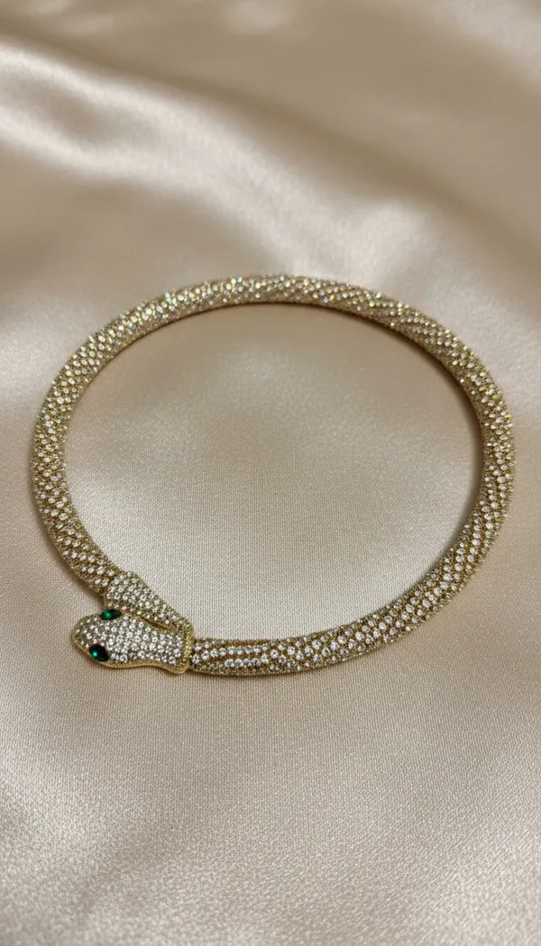 Anti_Tarnish_Crystal_Snake_Choker_Necklace_with_Emerald_Green_Eyes
