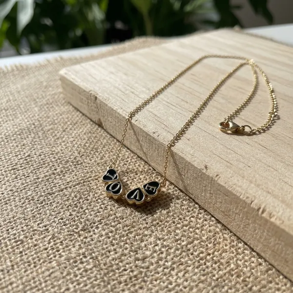 Ethereal_Gold-Tone_Heart_Charm_Chain