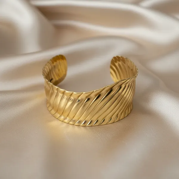Gold_Plated_Wide_Textured_Anti-Tarnish_Cuff_Bangle