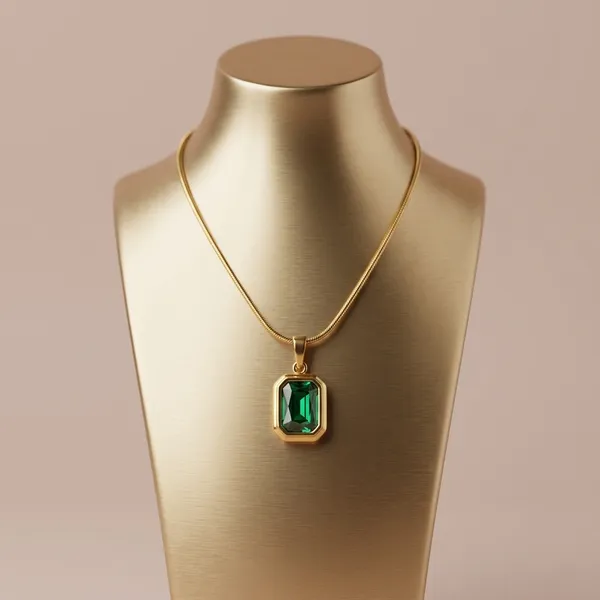 Elegant_Emerald_Green_Rectangle_Pendant_Chain