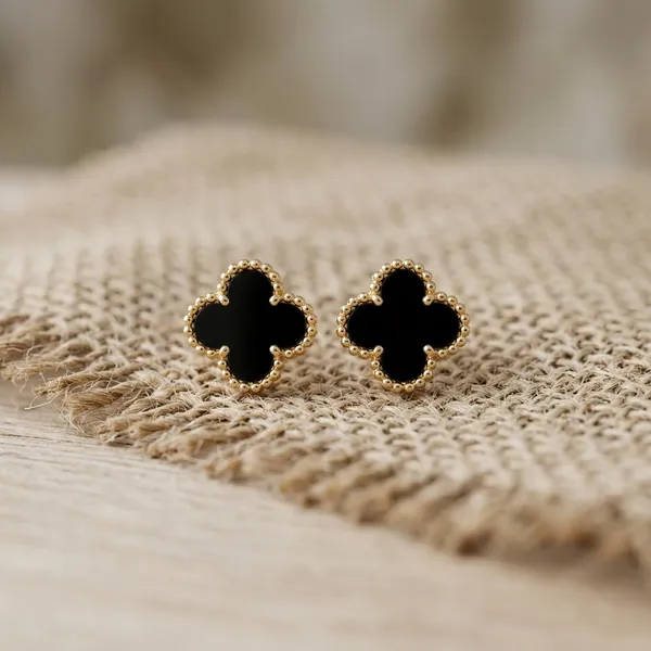 lack_Clover_Stud_Earrings_for_Women_|_Gold-Tone_Lucky_Alhambra_Inspired_Earrings