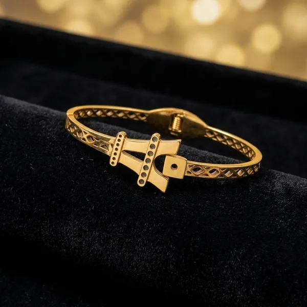 Parisian_Gold_Eiffel_Bangle