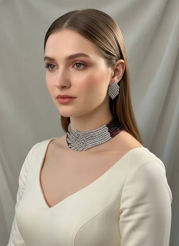 Indian_Set_Radiant_White_Stone_&_Purple_Bead_Choker_Jewellery_Set