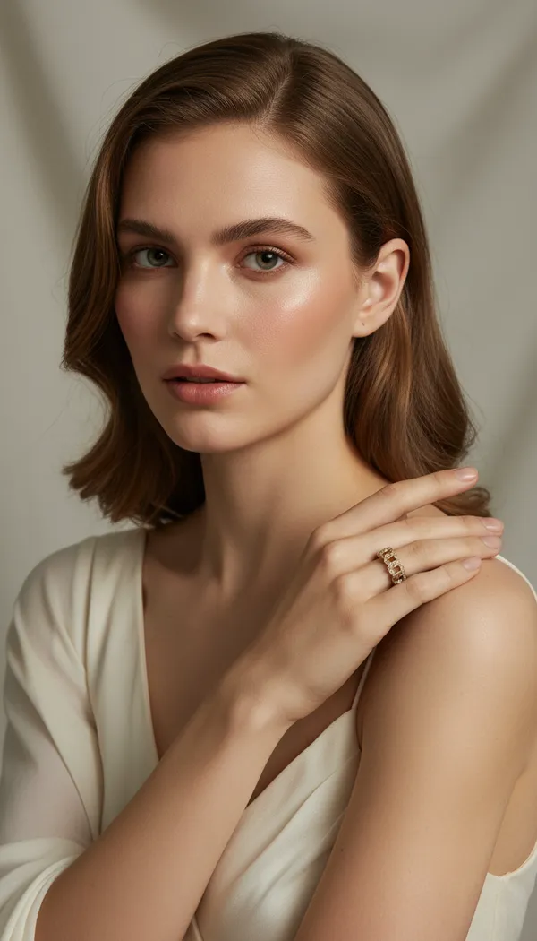 Glimmering_Gold_Cuban_Ring