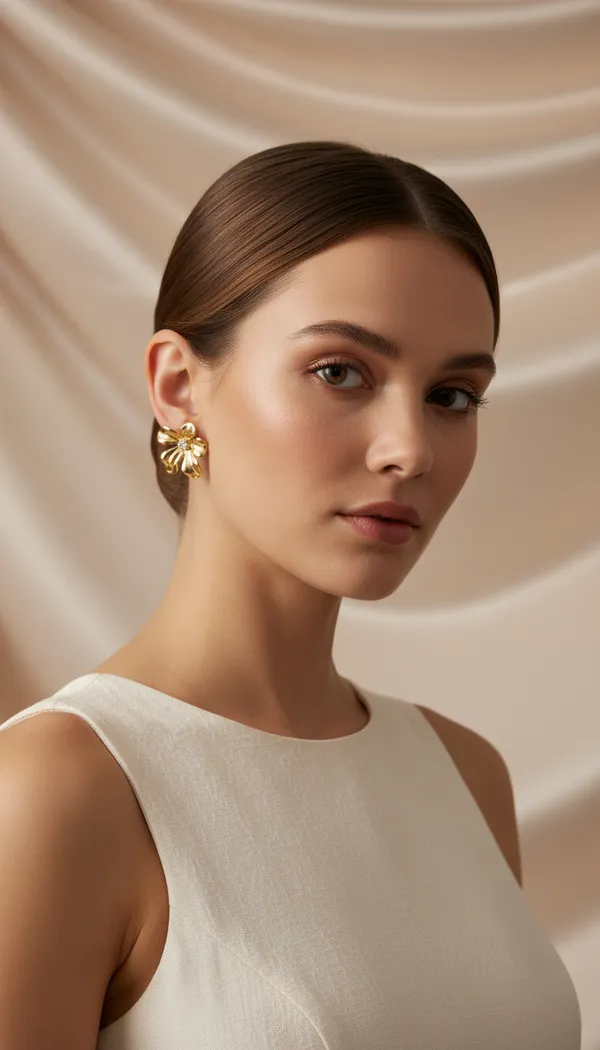 Golden_Petal_Earrings