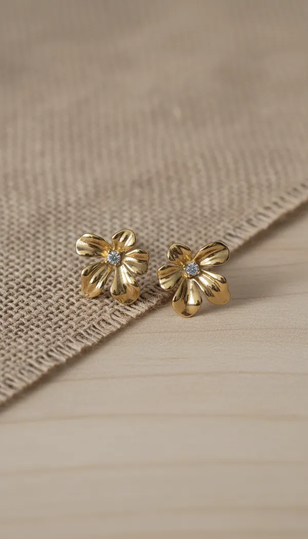 Golden_Petal_Earrings