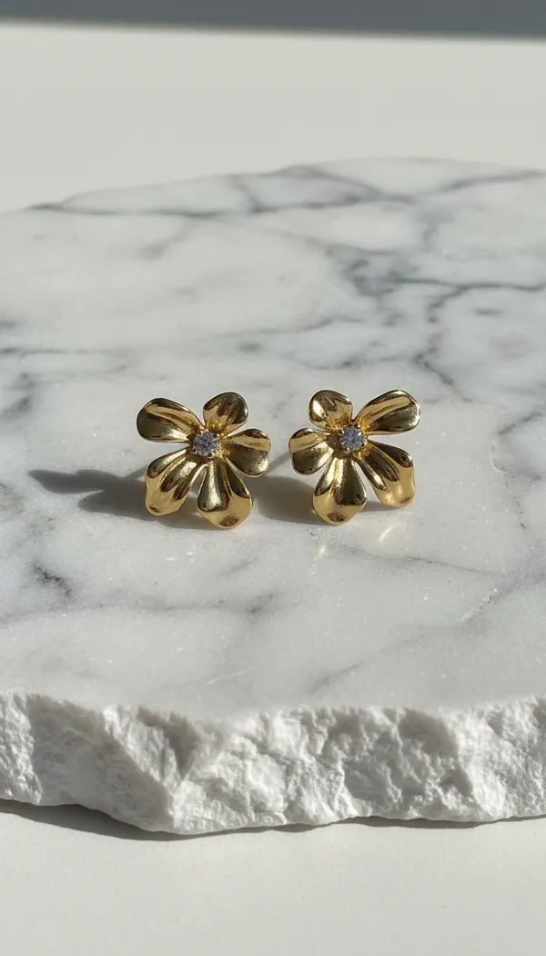 Golden_Petal_Earrings