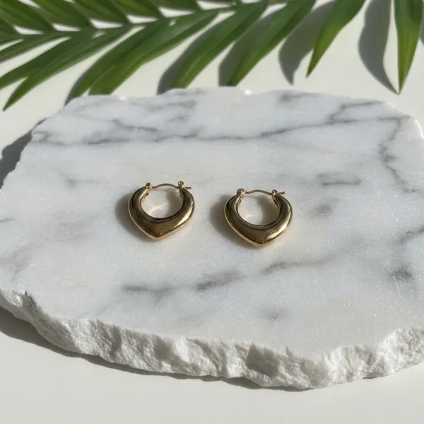 Gold_Tapered_V_Shape_Hoop_Earrings
