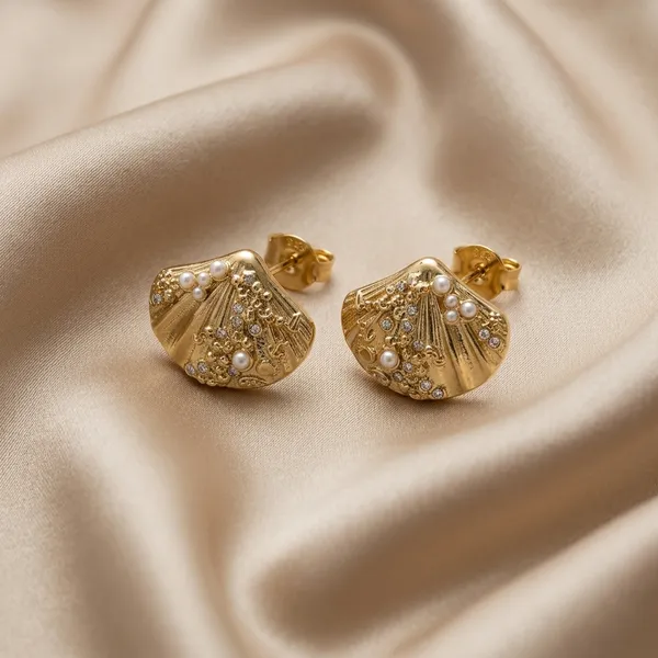 Golden_Ocean_Pearl_Earrings