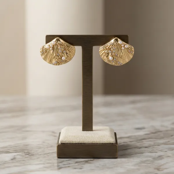 Golden_Ocean_Pearl_Earrings