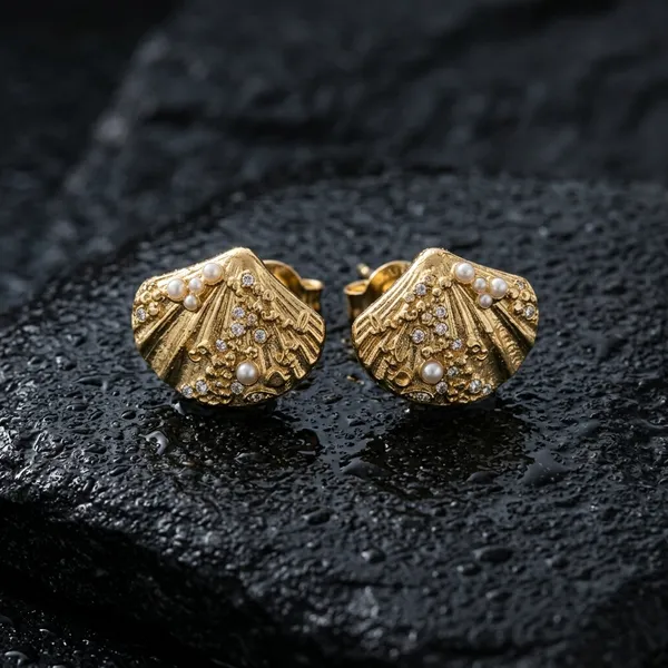 Golden_Ocean_Pearl_Earrings