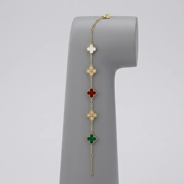 Vibrant_Multi-Gemstone_Clover_Charm_Bracelet