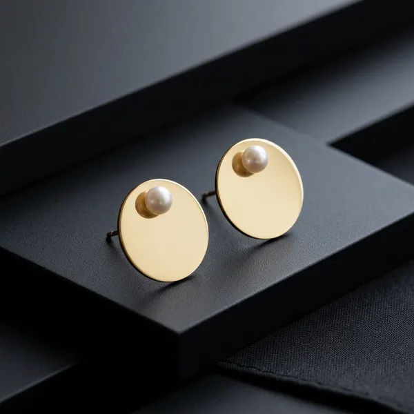 Luxe_Golden_Disc_Pearl_Earrings_Hoops