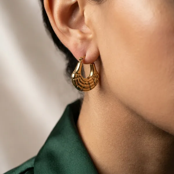 Vintage_Inspired_Textured_Gold_Hoop_Earrings