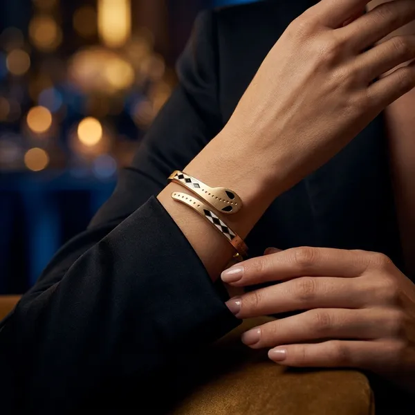 Gold_Plated_Bracelet_Snake_Motif_Bracelet