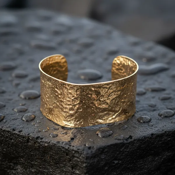 Gold_Hammered_Cuff_Bracelet