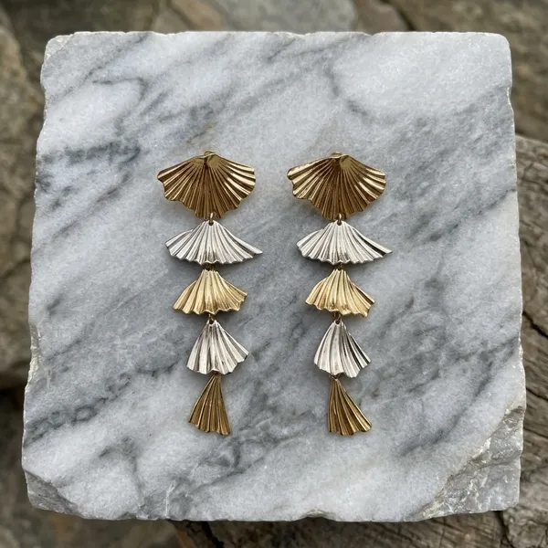 Two-Tone_Cascading_Fan_Earrings