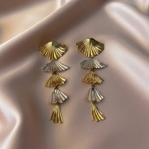 Two-Tone_Cascading_Fan_Earrings