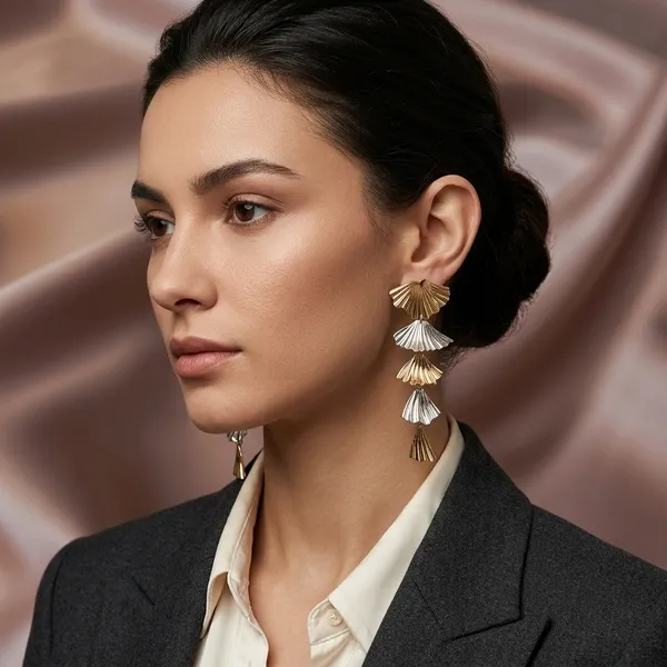 Two-Tone_Cascading_Fan_Earrings
