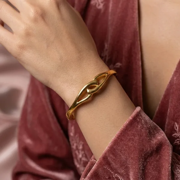 Gilded_Knot_Bangle_Bracelet