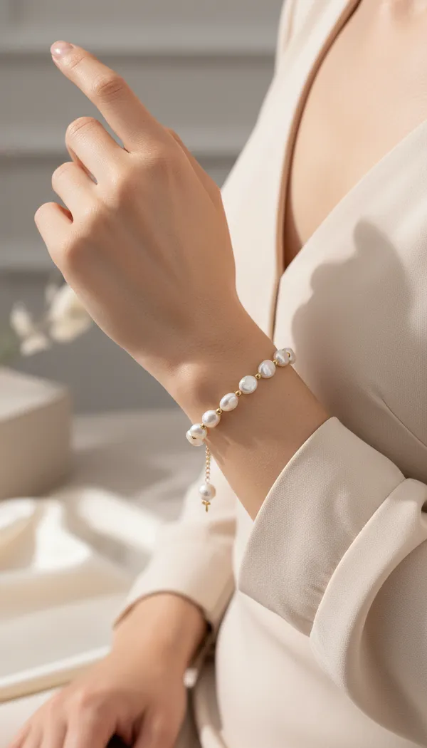 Timeless_Freshwater_Pearl_&_Gold_Bead_Anti_Tarnish_Bracelet