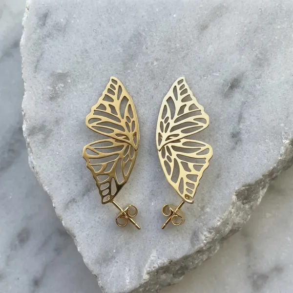 Golden_Butterfly_Wing_Earrings