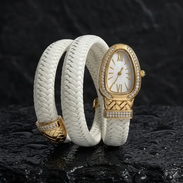 Luxury_White_Braided_Leather_Wrap_Watch_Bracelet_For_Women_|_Gold_Crystal_Oval_Dial_Fashion_Wristwatch