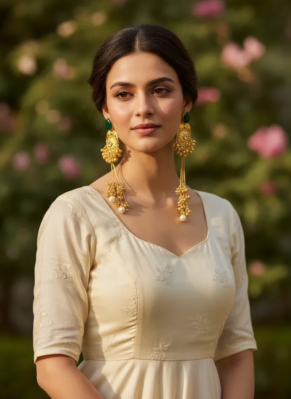 Kashmiri_Earrings_Gold-Plated_Earring_Traditional_Long_Drop