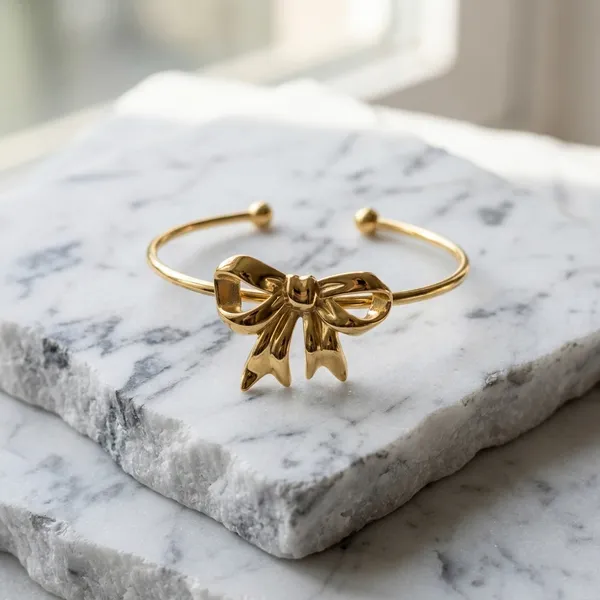 Elegant_Golden_Bow_Bracelet