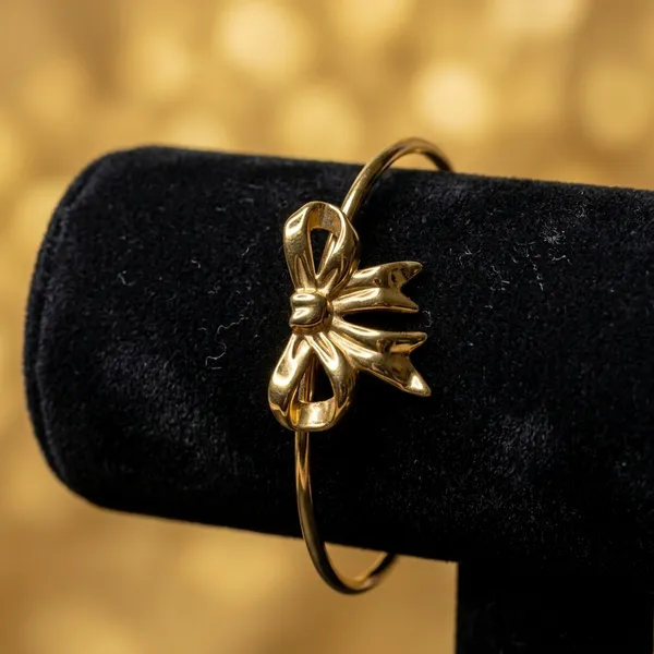Elegant_Golden_Bow_Bracelet