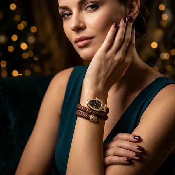 Luxe_Gold_Tone_Crystal_Teardrop_Wrap_Watch