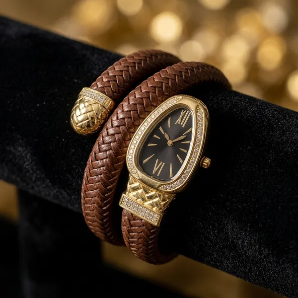 Luxe_Gold_Tone_Crystal_Teardrop_Wrap_Watch