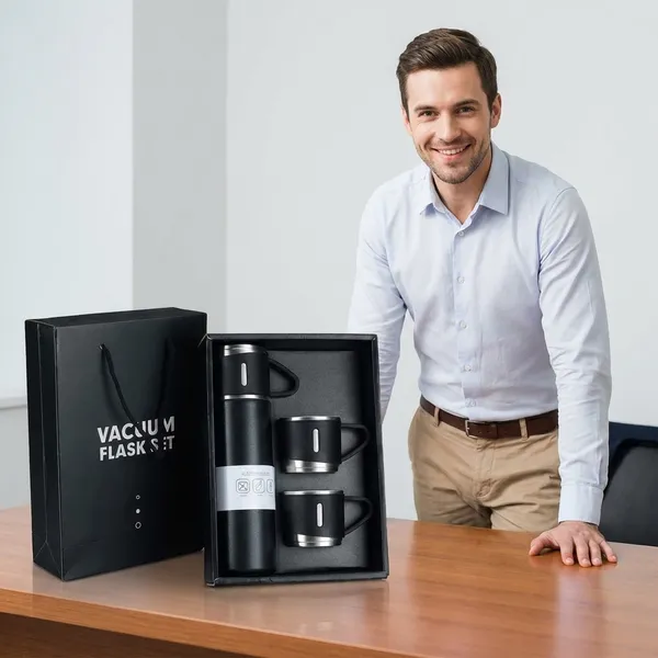 Stainless_Steel_Steel_Vacuum_Flask_Set