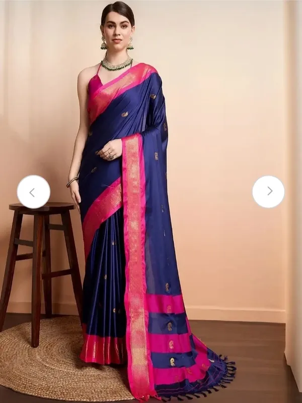 Navy_Blue_Silk_Traditional_Saree_for_Women