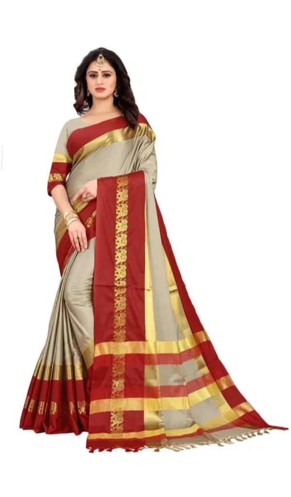 Beige_Red_Traditional_Saree_for_Women