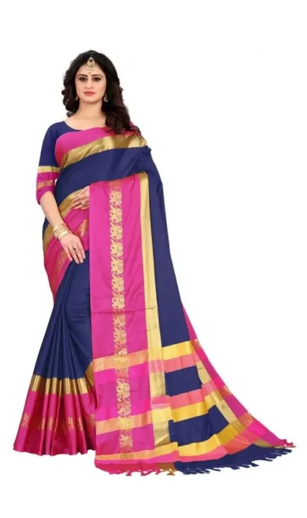 Navy_Blue_Traditional_Saree_for_Women