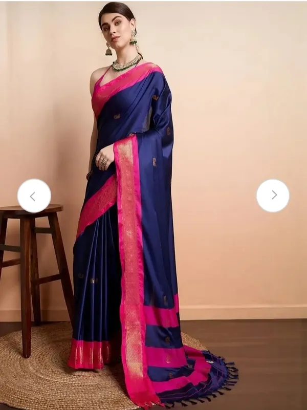 Navy_Blue_Silk_Traditional_Saree_for_Women