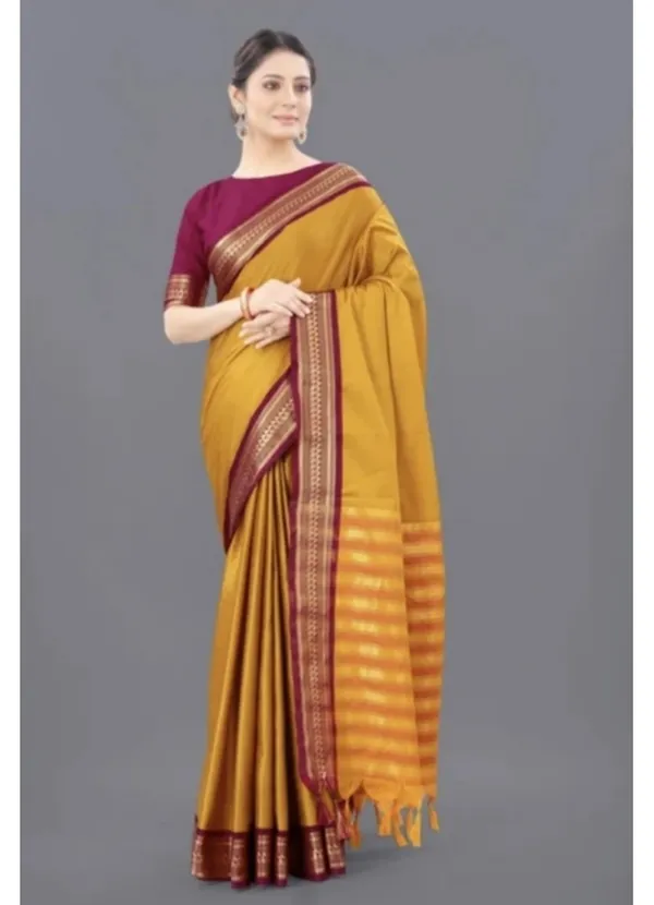 Mustard_Traditional_Saree_for_Women