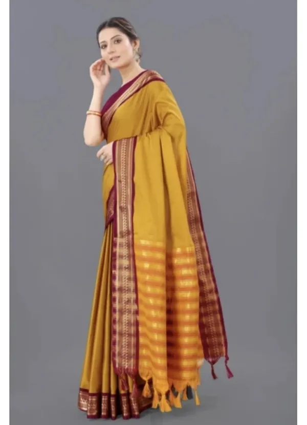 Mustard_Traditional_Saree_for_Women
