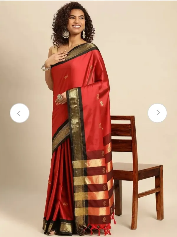 Red_Woven_Traditional_Saree_for_Women
