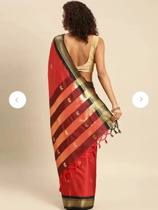 Red_Woven_Traditional_Saree_for_Women