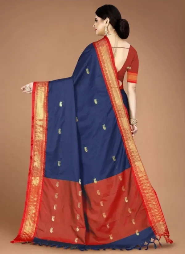 Navy_Blue_Traditional_Saree_For_Women