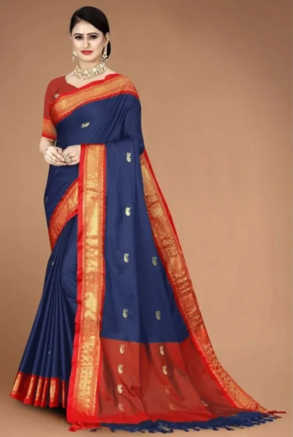 Navy_Blue_Traditional_Saree_For_Women