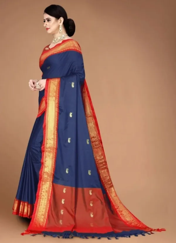 Navy_Blue_Traditional_Saree_For_Women