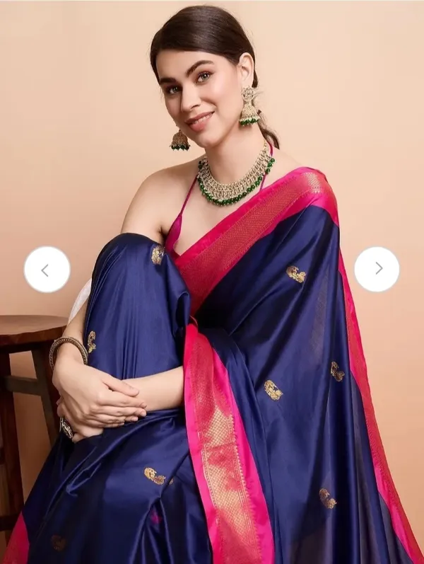 Navy_Blue_Silk_Traditional_Saree_for_Women