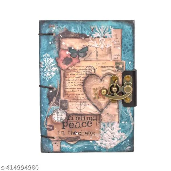 Heart_Print_Special_Binding_A5_Diary_Un_Ruled_200_Pages_Multicolor_7X5_Inch
