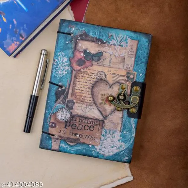Heart_Print_Special_Binding_A5_Diary_Un_Ruled_200_Pages_Multicolor_7X5_Inch