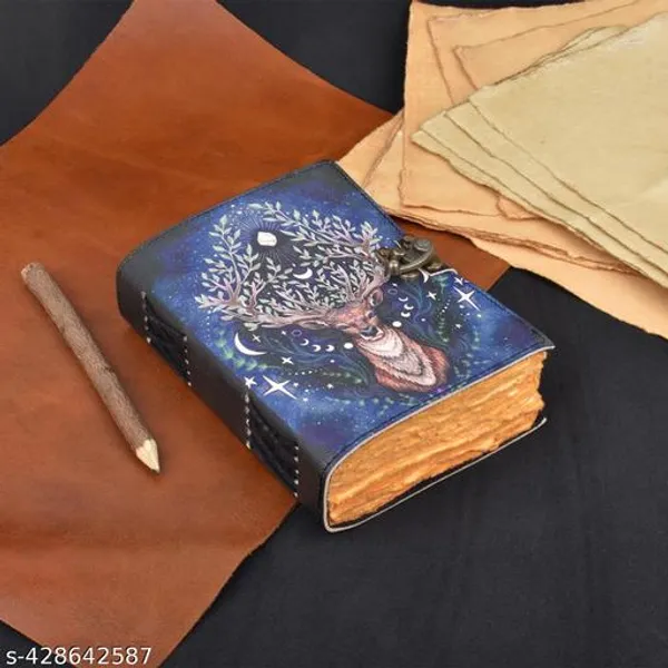 Trendy_Design_Deer_Printed_Leather_Notebook_Diaries_For_All_Boys_And_Girls